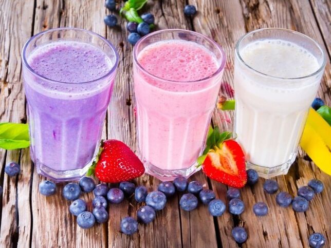 smoothie buah dan sayuran serta koktail untuk menurunkan berat badan